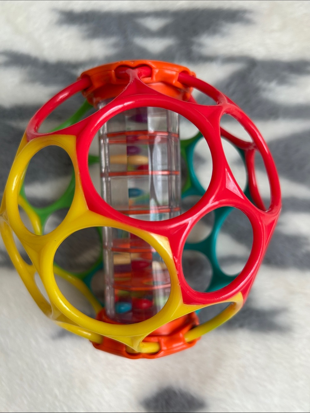 Bright Multicolor Sensory Rattle Ball Toy for Toddlers